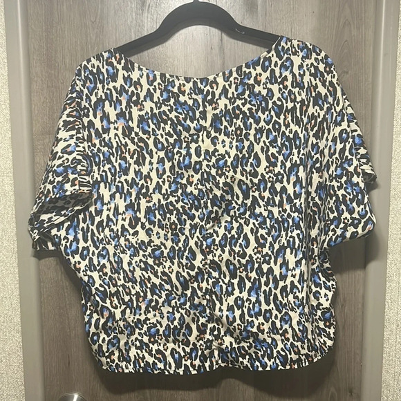 Reckless Hearts Leopard Print Blouse - Picture 5 of 5